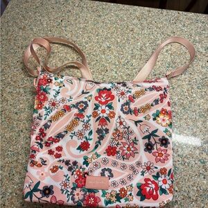 Vera Bradley Prairie Paisley Pink Floral Crossbody Bag
